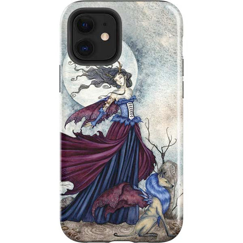 Amy Brown The Moon is Calling Fairy and Dragon iPhone 12 Impact Case