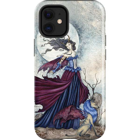 Amy Brown The Moon is Calling Fairy and Dragon iPhone 12 Mini Impact Case