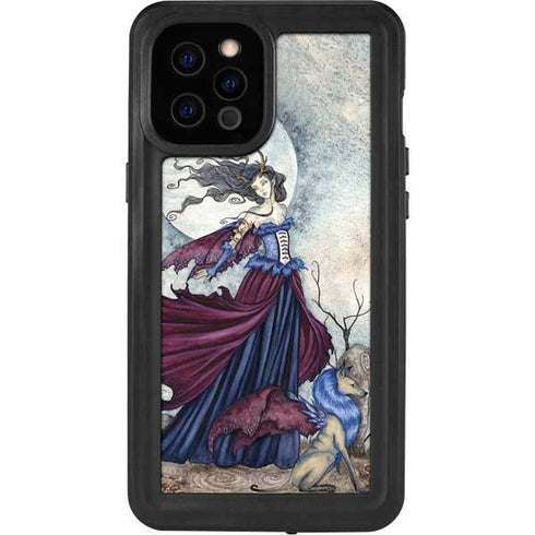 Amy Brown The Moon is Calling Fairy and Dragon iPhone 12 Pro Max Waterproof Case