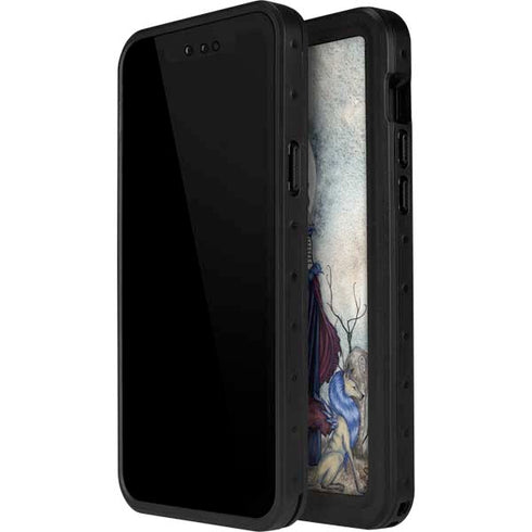 Amy Brown The Moon is Calling Fairy and Dragon iPhone 12 Pro Waterproof Case