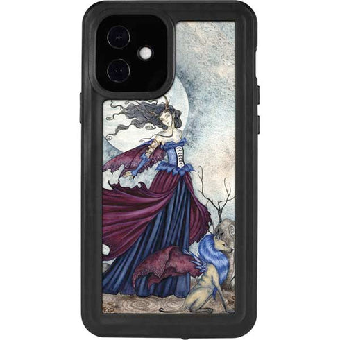 Amy Brown The Moon is Calling Fairy and Dragon iPhone 12 Waterproof Case