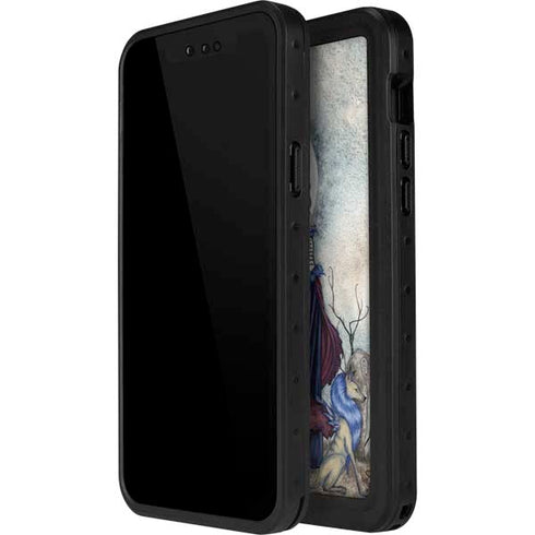 Amy Brown The Moon is Calling Fairy and Dragon iPhone 12 Waterproof Case