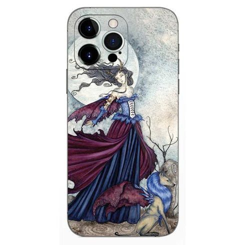 Amy Brown The Moon is Calling Fairy and Dragon iPhone 13 Pro Skin