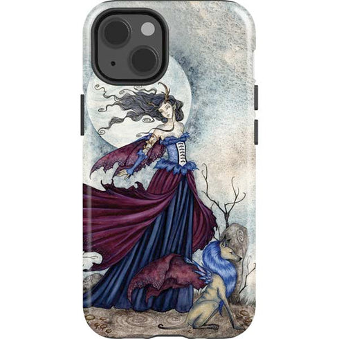 The Moon is Calling Fairy and Dragon by Amy Brown iPhone 15 Impact Case