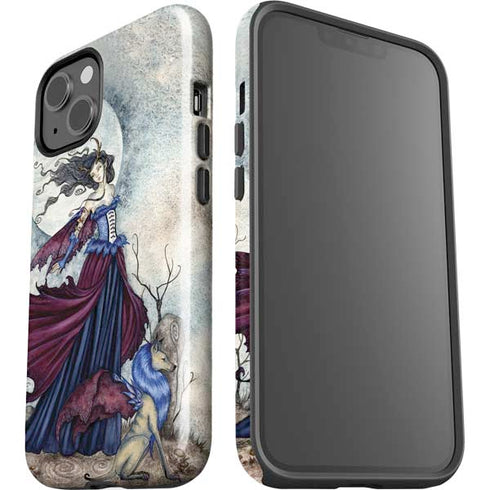 The Moon is Calling Fairy and Dragon by Amy Brown iPhone 15 Impact Case