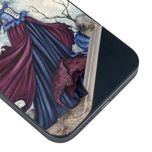 The Moon is Calling Fairy and Dragon by Amy Brown iPhone 15 Plus Skin