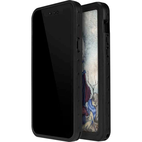 The Moon is Calling Fairy and Dragon by Amy Brown iPhone 15 Waterproof Case