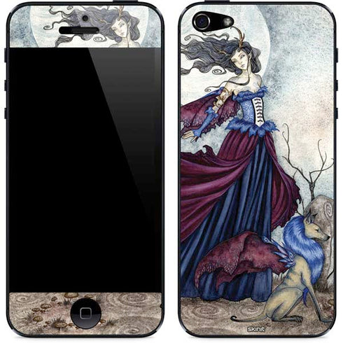 Amy Brown The Moon is Calling Fairy and Dragon iPhone 5/5s/5SE Skin