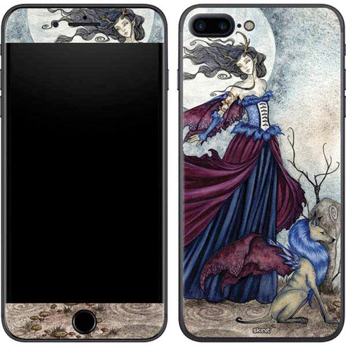 Amy Brown The Moon is Calling Fairy and Dragon iPhone 8 Plus Skin