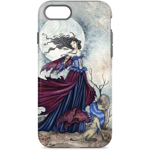 Amy Brown The Moon is Calling Fairy and Dragon iPhone 8 Pro Case