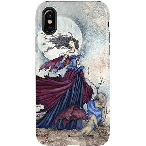 Amy Brown The Moon is Calling Fairy and Dragon iPhone XS Pro Case
