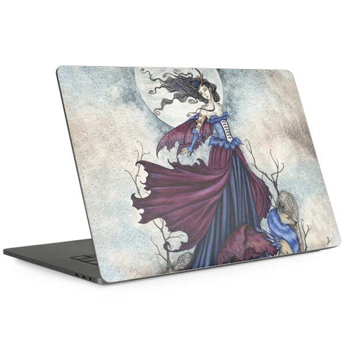 Amy Brown The Moon is Calling Fairy and Dragon Apple MacBook Pro 15-inch Skin