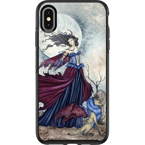 Amy Brown The Moon is Calling Fairy and Dragon Otterbox Symmetry iPhone Skin