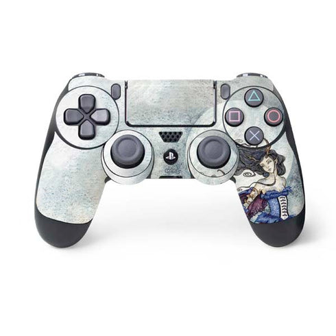 Amy Brown The Moon is Calling Fairy and Dragon PS4 Controller Skin