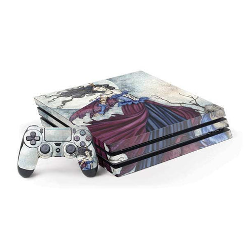 Amy Brown The Moon is Calling Fairy and Dragon PS4 Pro Bundle Skin