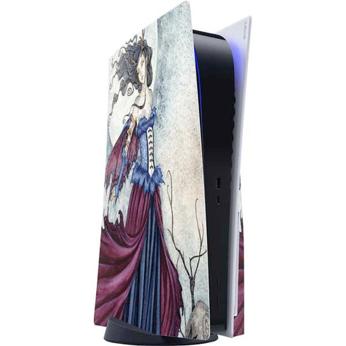 Amy Brown The Moon is Calling Fairy and Dragon PS5 Console Skin