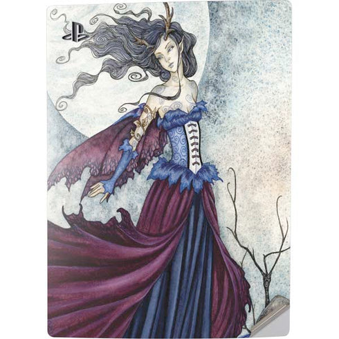 Amy Brown The Moon is Calling Fairy and Dragon PS5 Digital Edition Console Skin