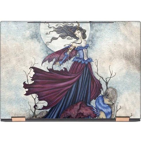 Amy Brown The Moon is Calling Fairy and Dragon HP Spectre Skin