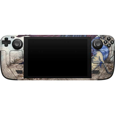Amy Brown The Moon is Calling Fairy and Dragon Steam Deck Handheld Gaming Computer Skin