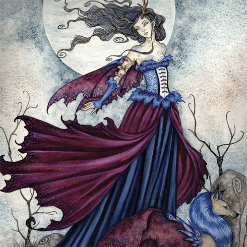 Amy Brown The Moon is Calling Fairy and Dragon Surface Book 2 15in Skin