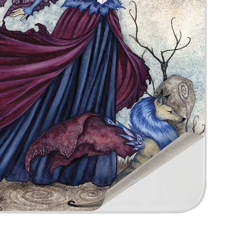 Amy Brown The Moon is Calling Fairy and Dragon Surface Duo Skin