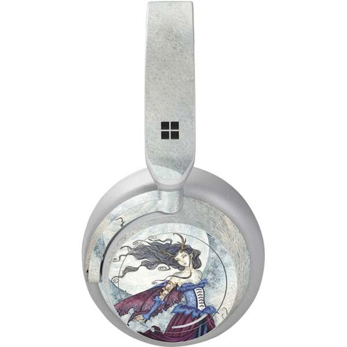 Amy Brown The Moon is Calling Fairy and Dragon Surface Headphones Skin