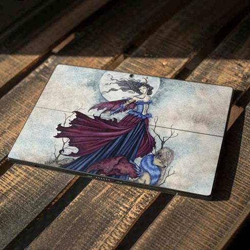 Amy Brown The Moon is Calling Fairy and Dragon Surface Pro 7 Skin