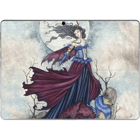Amy Brown The Moon is Calling Fairy and Dragon Surface Pro 9 Skin
