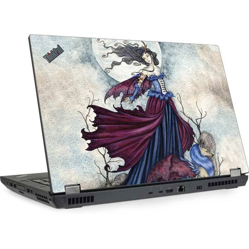 Amy Brown The Moon is Calling Fairy and Dragon Lenovo ThinkPad Skin