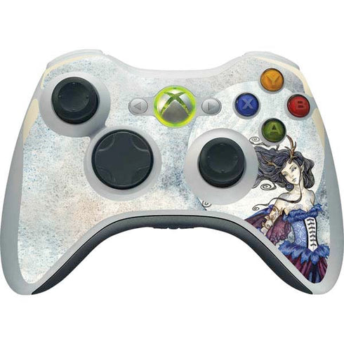 Amy Brown The Moon is Calling Fairy and Dragon Xbox 360 Wireless Controller Skin