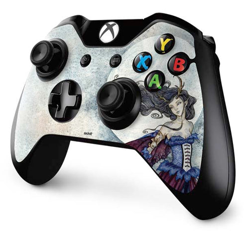 Amy Brown The Moon is Calling Fairy and Dragon Xbox One Controller Skin