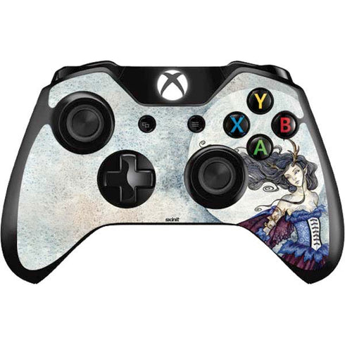 Amy Brown The Moon is Calling Fairy and Dragon Xbox One Controller Skin