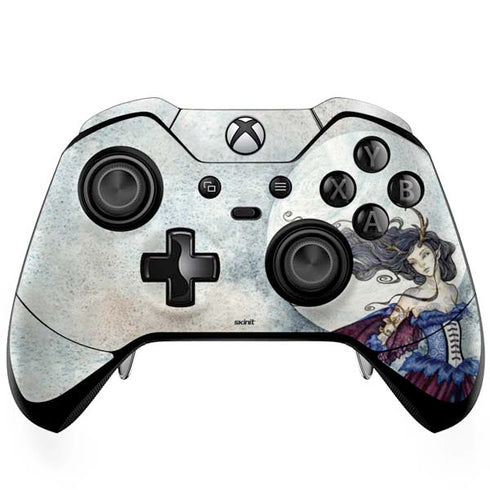 Amy Brown The Moon is Calling Fairy and Dragon Xbox One Elite Controller Skin