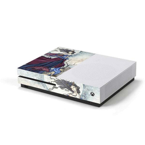 Amy Brown The Moon is Calling Fairy and Dragon Xbox One S Console Skin