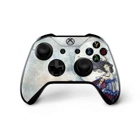 Amy Brown The Moon is Calling Fairy and Dragon Xbox One X Controller Skin