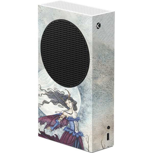 Amy Brown The Moon is Calling Fairy and Dragon Xbox Series S Console Skin