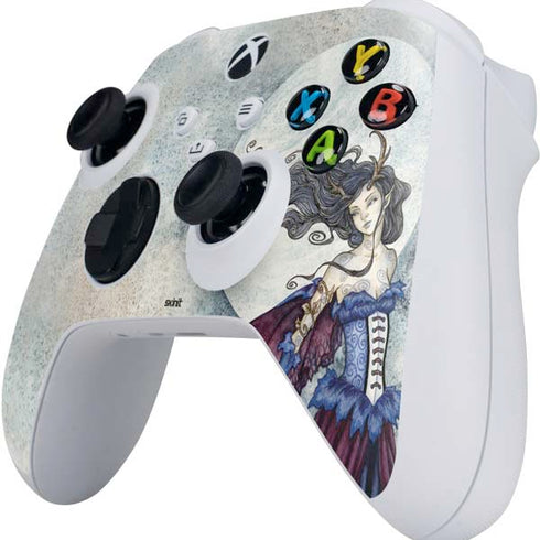 Amy Brown The Moon is Calling Fairy and Dragon Xbox Series S Controller Skin