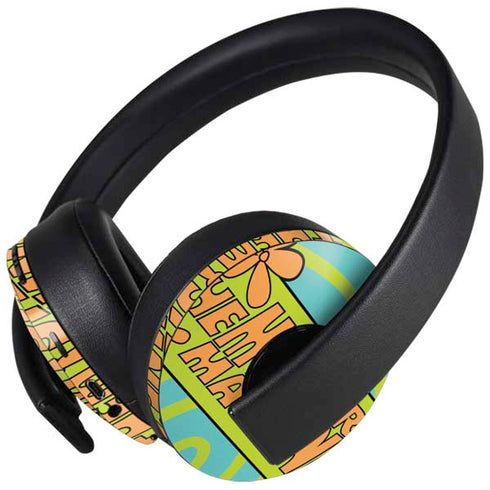 Scooby Doo The Mystery Machine PlayStation 4 Gold Wireless Headset Skin
