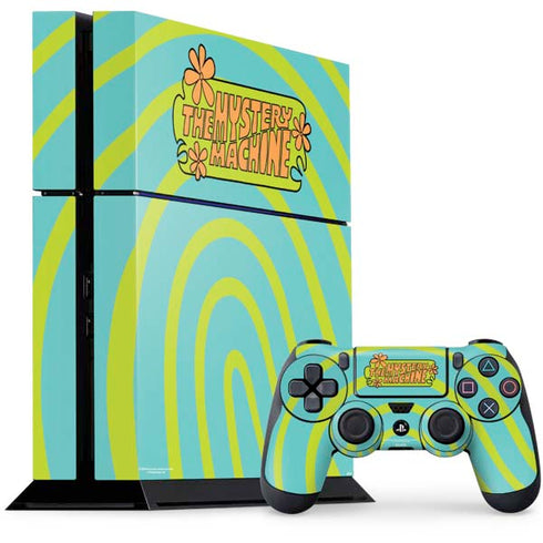 Scooby Doo The Mystery Machine PS4 Console and Controller Bundle Skin