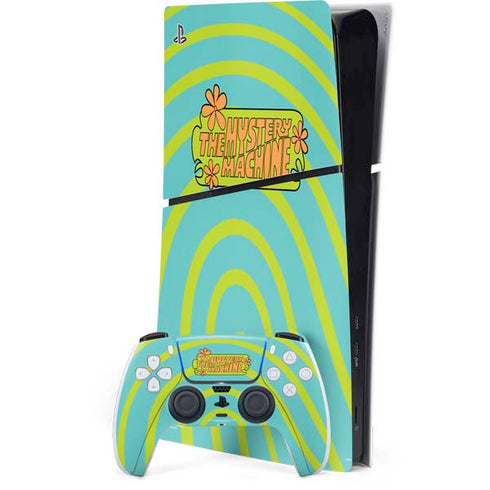Scooby Doo The Mystery Machine PS5 Slim Digital Edition Bundle Skin
