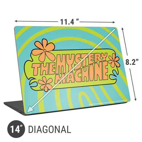 Scooby Doo The Mystery Machine Universal Laptop 14in (11.4 x 8.2in) Skin