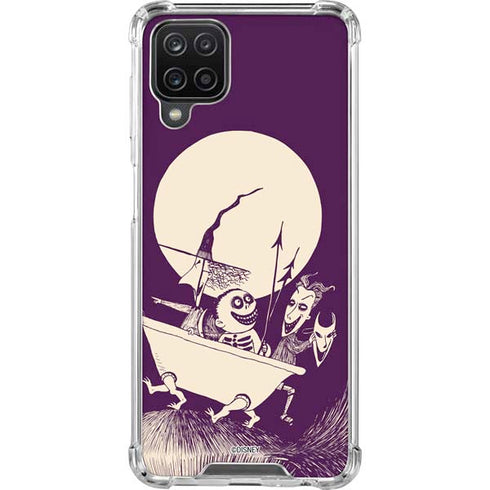 Disney The Nightmare Before Christmas Lock Shock and Barrel Art Galaxy A12 Clear Case