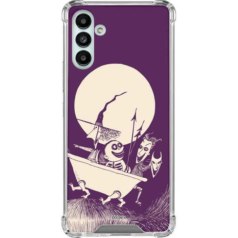 Disney The Nightmare Before Christmas Lock Shock and Barrel Art Galaxy A13 5G Clear Case