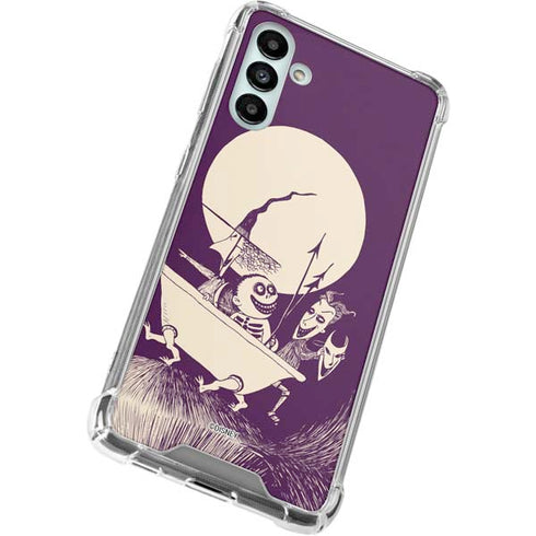 Disney The Nightmare Before Christmas Lock Shock and Barrel Art Galaxy A13 5G Clear Case