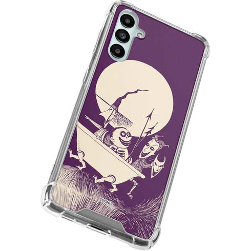 Disney The Nightmare Before Christmas Lock Shock and Barrel Art Galaxy A15 5G Clear Case