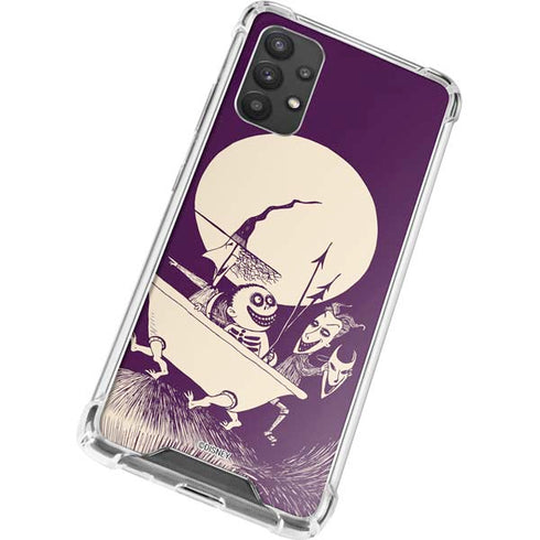 Disney The Nightmare Before Christmas Lock Shock and Barrel Art Galaxy A32 5G Clear Case
