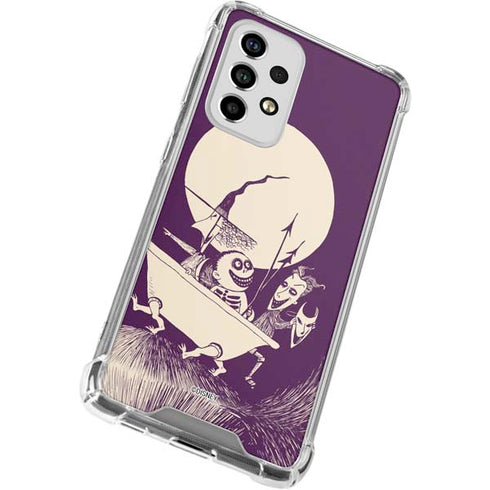 Disney The Nightmare Before Christmas Lock Shock and Barrel Art Galaxy A33 5G Clear Case