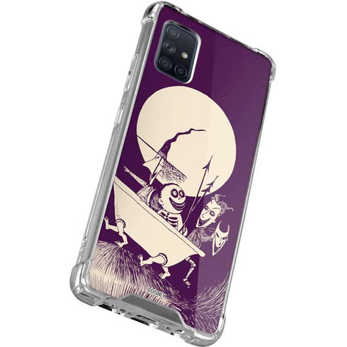 Disney The Nightmare Before Christmas Lock Shock and Barrel Art Galaxy A51 5G Clear Case