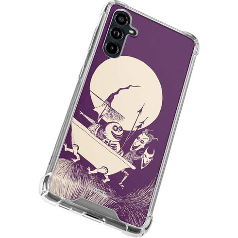 Disney The Nightmare Before Christmas Lock Shock and Barrel Art Galaxy A54 5G Clear Case