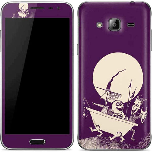 Disney The Nightmare Before Christmas Lock Shock and Barrel Art Galaxy J3 Skin